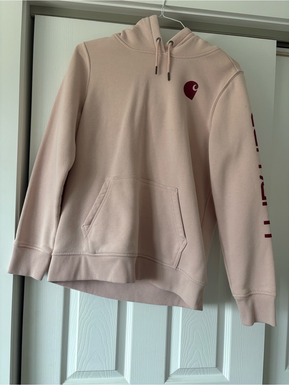 Carhartt Girl’s Blush Pink Logo Hoodie